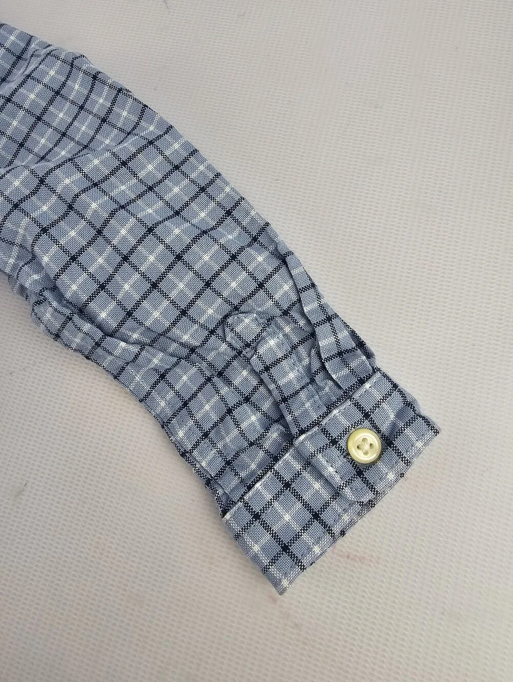 Polo Ralph Lauren Baby Boy Blue Plaid Cotton Long-sleeve Button-Down Shirt 9M